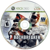 Backbreaker Xbox 360 US box art